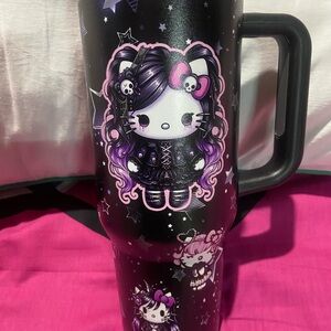 Gothic Hello Kitty Travel Mug